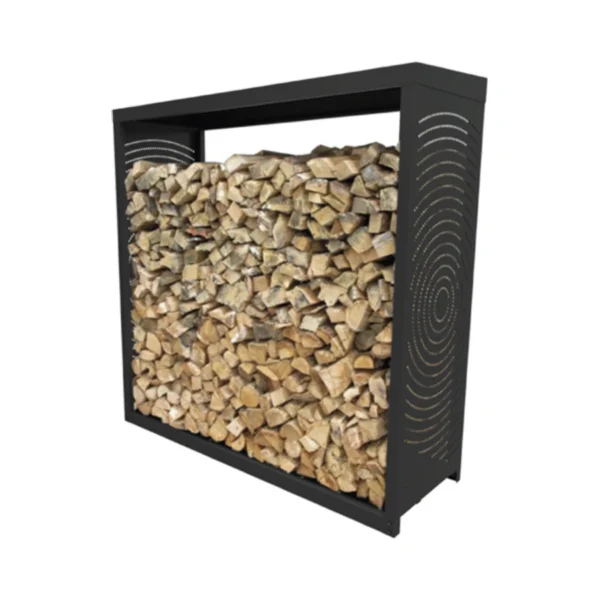 Abri bûches – WOODBOX – NOIR – DIXNEUF – Image 3
