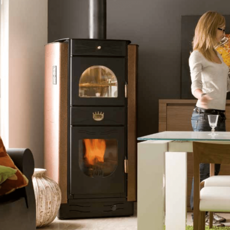 Chaudière bois pour chauffage central avec ECS + four Ramata Clementi – Image 3