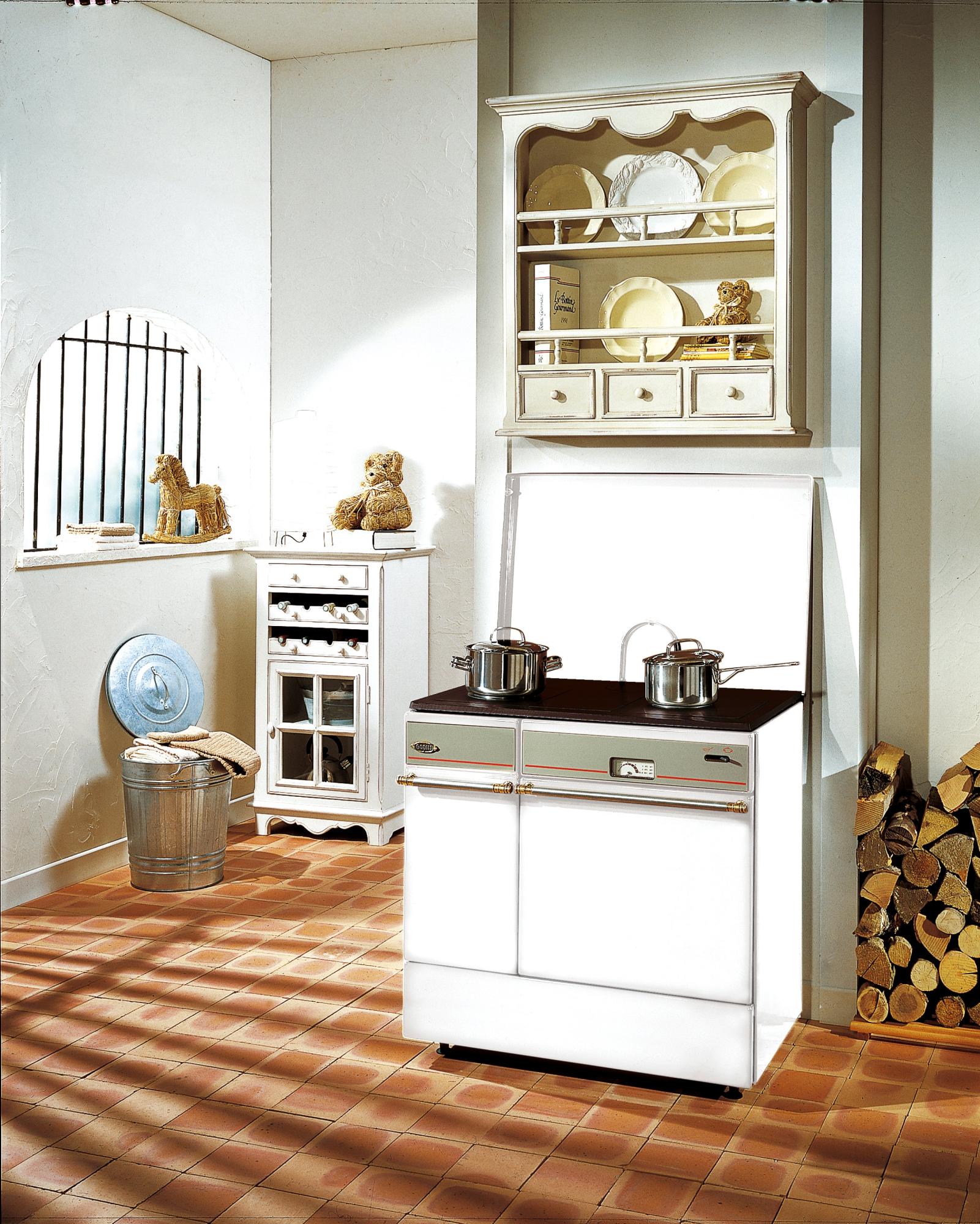 Cuisinière à bois Godin Arpège Blanc 10.5 kW – Image 2