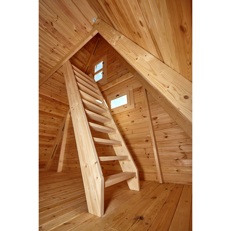 Maison de jardin en bois 18m² surface habitable – Image 12