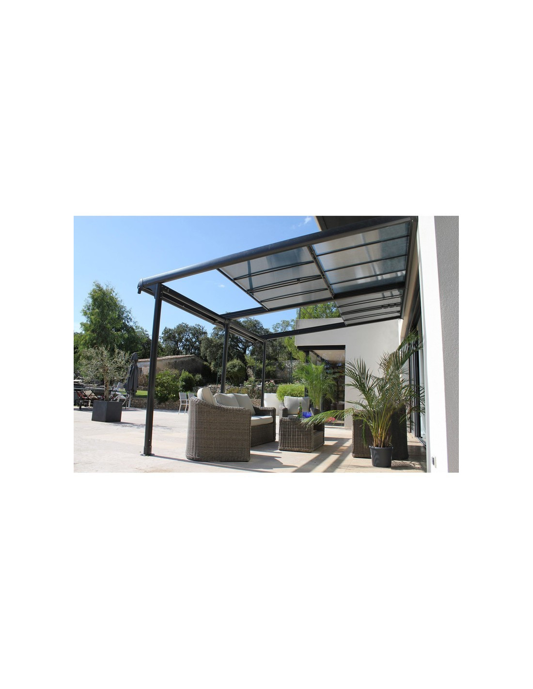 Couverture polycarbonate coulissante pour pergola Azura (sans structure) – Image 3