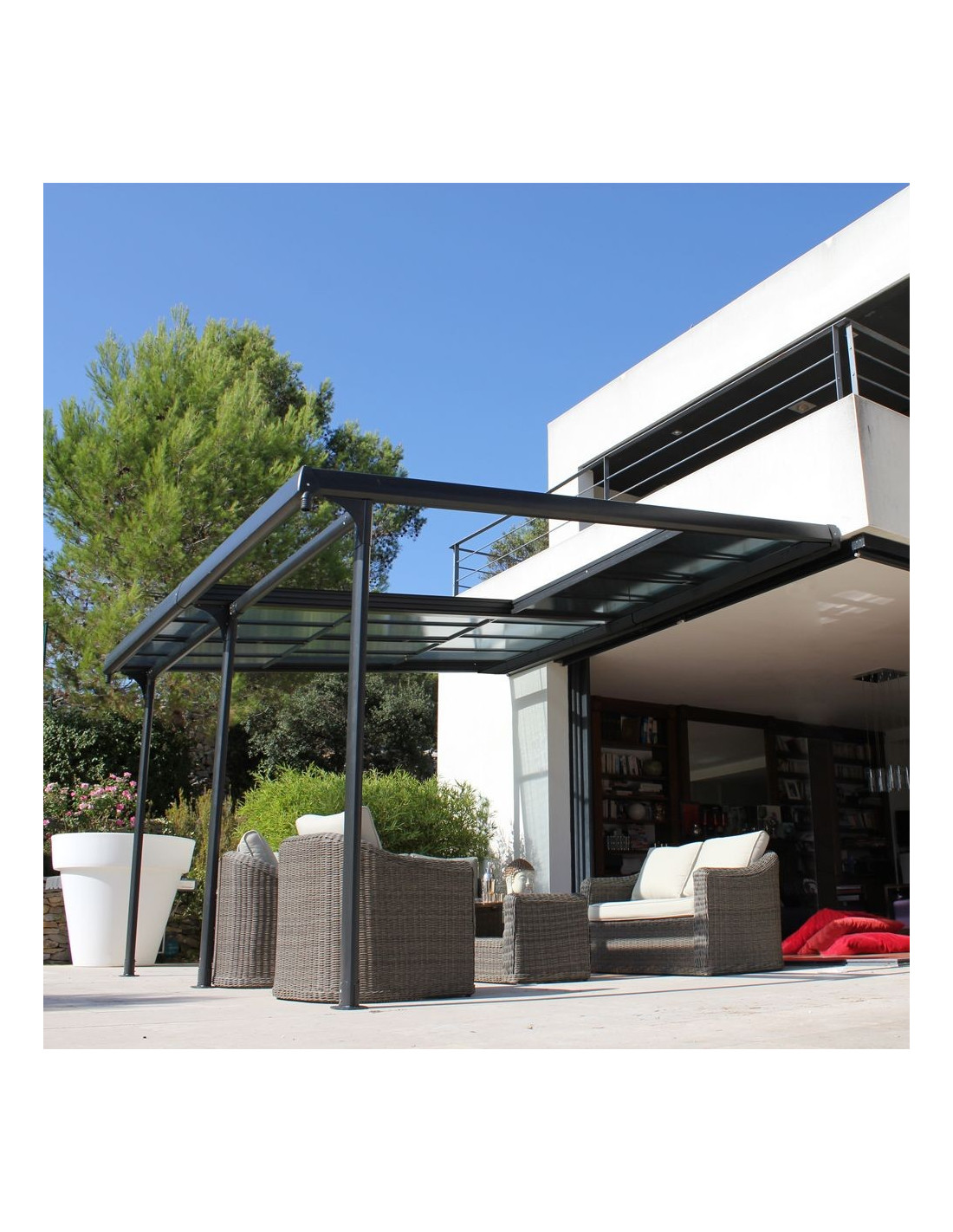 Couverture polycarbonate coulissante pour pergola Azura (sans structure) – Image 8