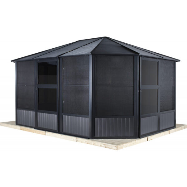 Pavillon Charlestone 384x489cm en aluminium et acier galvanisé – SOJAG – Image 7