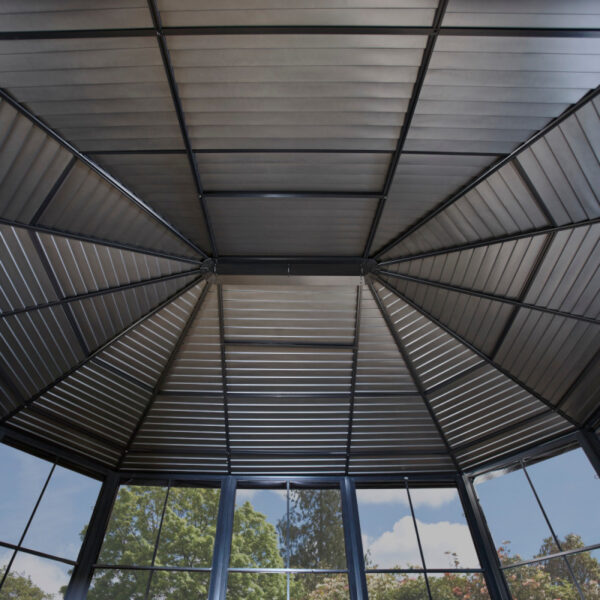 Pavillon Charlestone 384x489cm en aluminium et acier galvanisé – SOJAG – Image 8