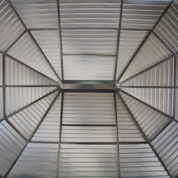 Pavillon Charlestone 384x489cm en aluminium et acier galvanisé – SOJAG – Image 5
