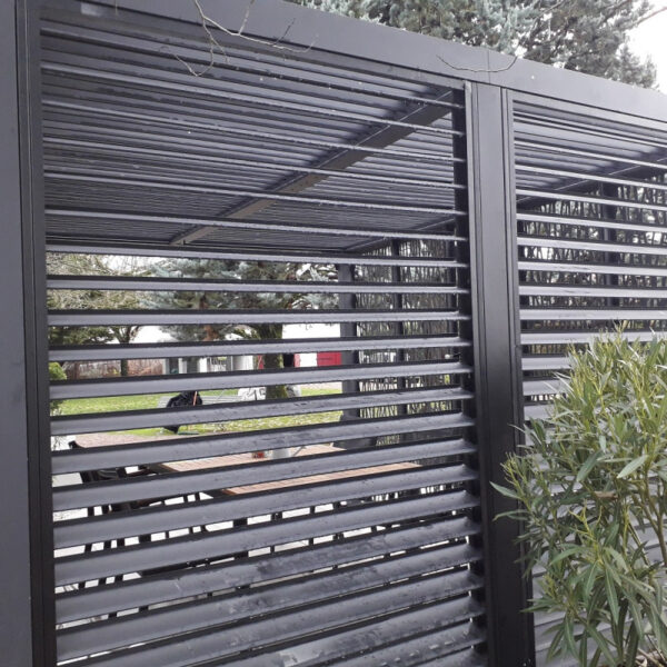 pavillon-adosse-charlestone-309x502cm-en-aluminium-et-acier-galvanise-sojag – Image 7