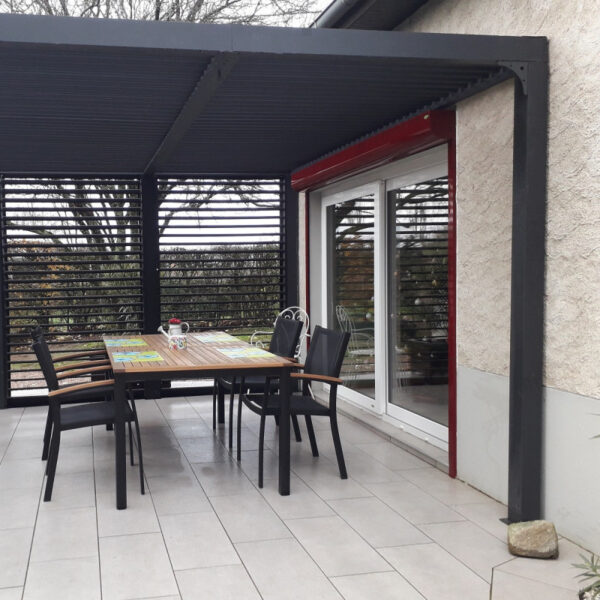 pavillon-adosse-charlestone-309x502cm-en-aluminium-et-acier-galvanise-sojag – Image 8