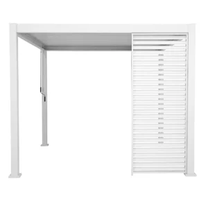 Persienne 1,2m pour pergola Evora 3,6m Blanc