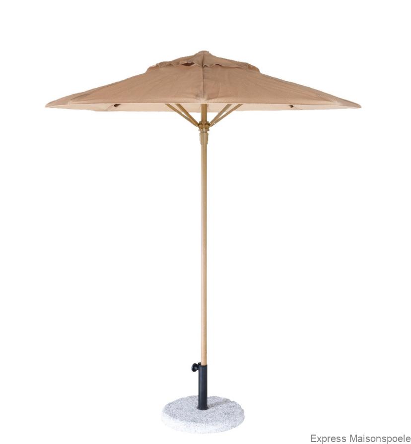 Parasol rond effet raphia