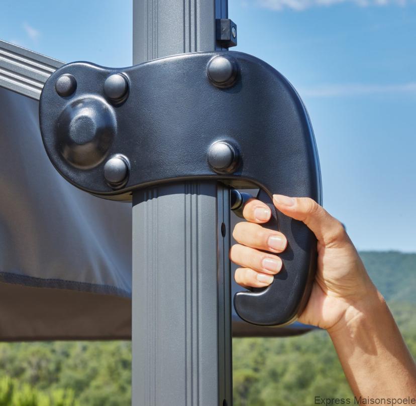 Set parasol deporté, carré, MILAN – Image 2