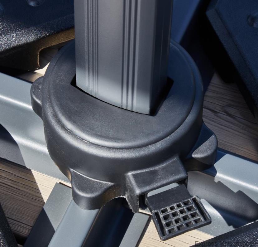 Set parasol deporté, carré, MILAN – Image 3